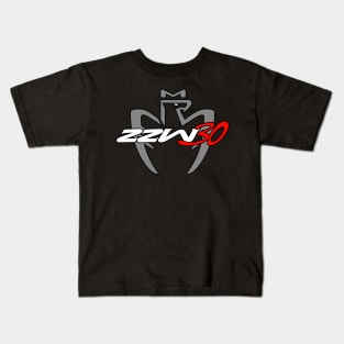 TunerTeez: ZZW30 "the Phoenix Returns" (phantom gray pearl) Kids T-Shirt